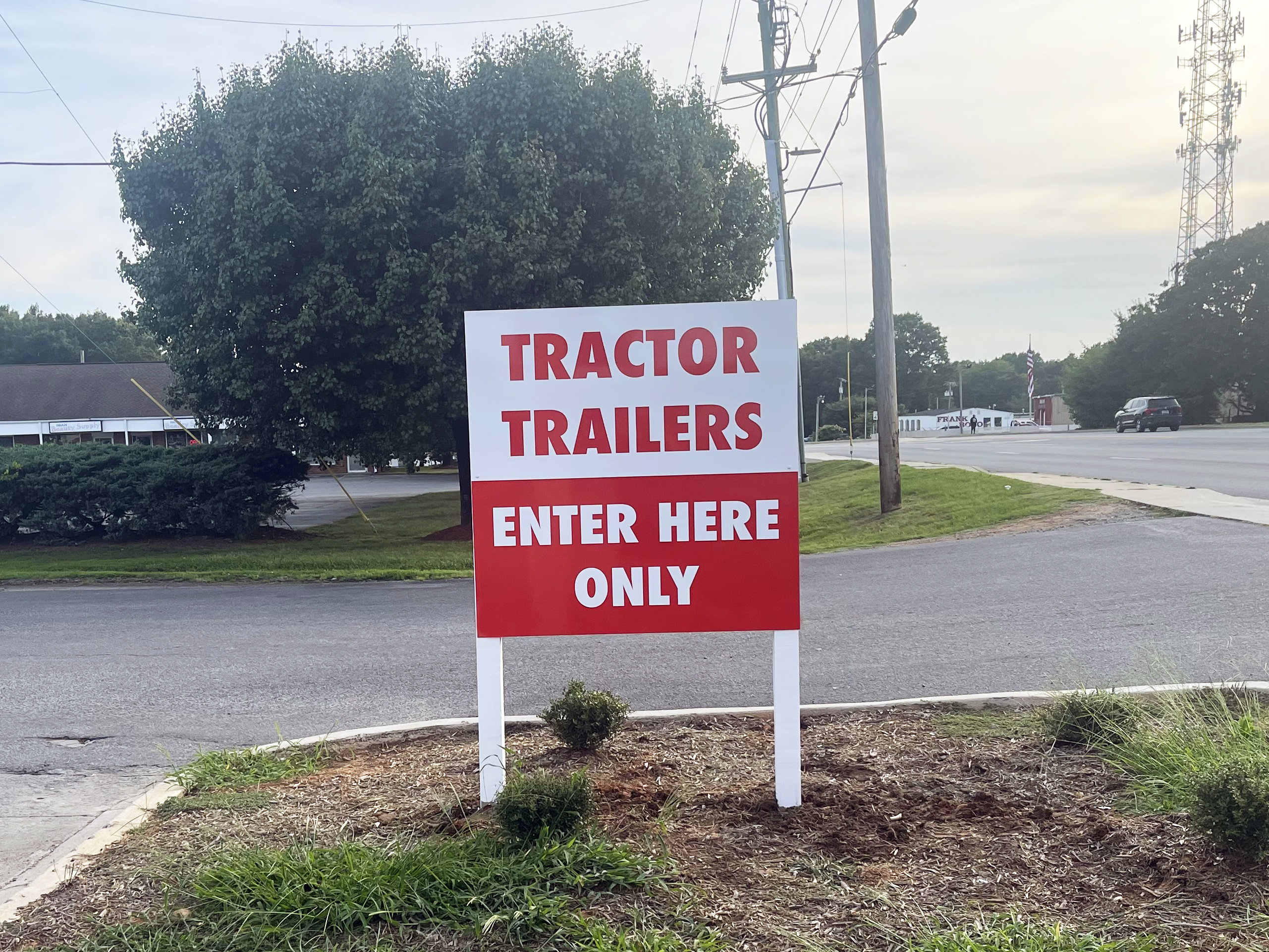 Post and Panel Sign 1